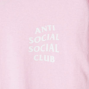 anti social social club kkoch tee (pink)