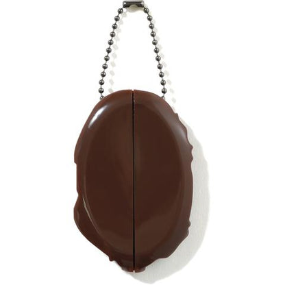 bape ape head coin case (brown)