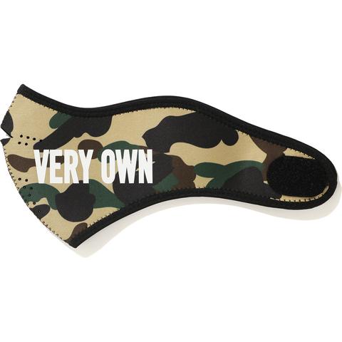 bape x OVO 1st camo mask (yellow)