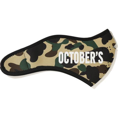 bape x OVO 1st camo mask (yellow)