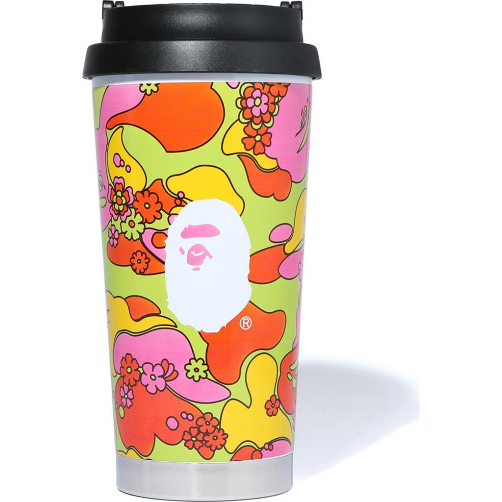 bape abc camo flower tumbler