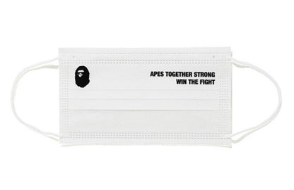 bape abc neon camo case + mask (white)