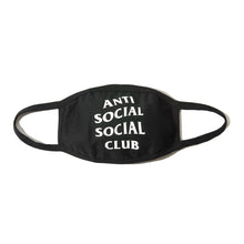 Load image into Gallery viewer, anti social social club medical mask (blk)