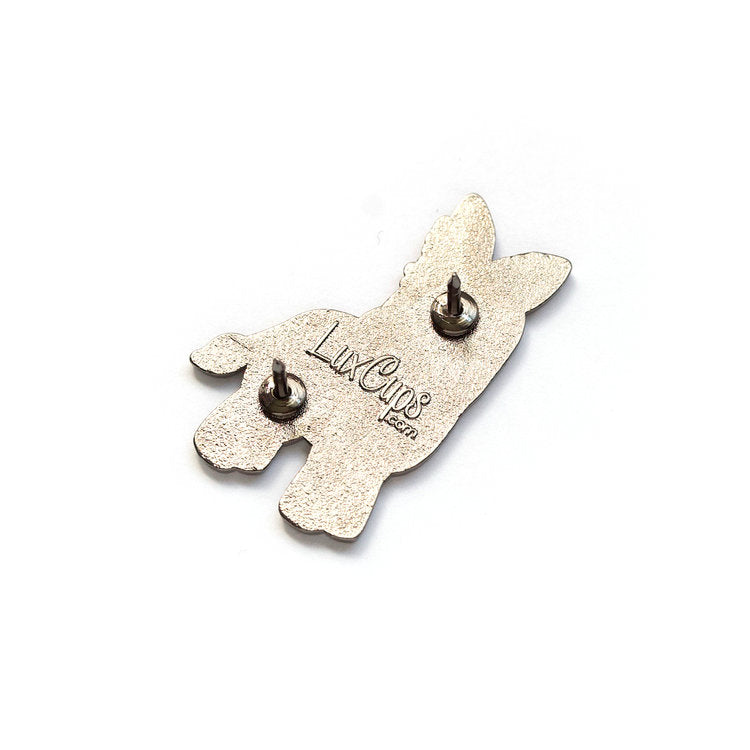 luxcups donkeycorn enamel pin