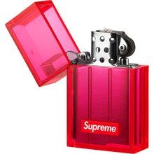 Load image into Gallery viewer, supreme x tsubota pearl hard edge lighter (neon pink)