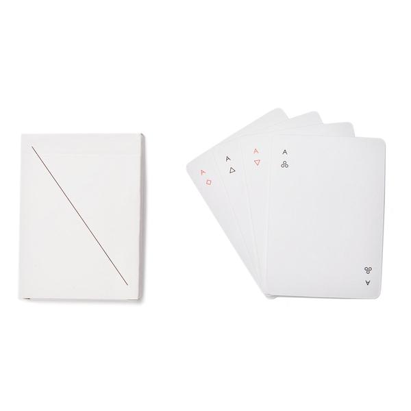 areaware minim playing cards POP set (white)