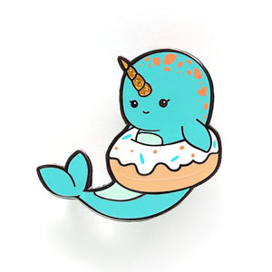 luxcups narwhal enamel pin
