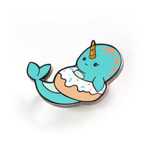 Load image into Gallery viewer, luxcups narwhal enamel pin