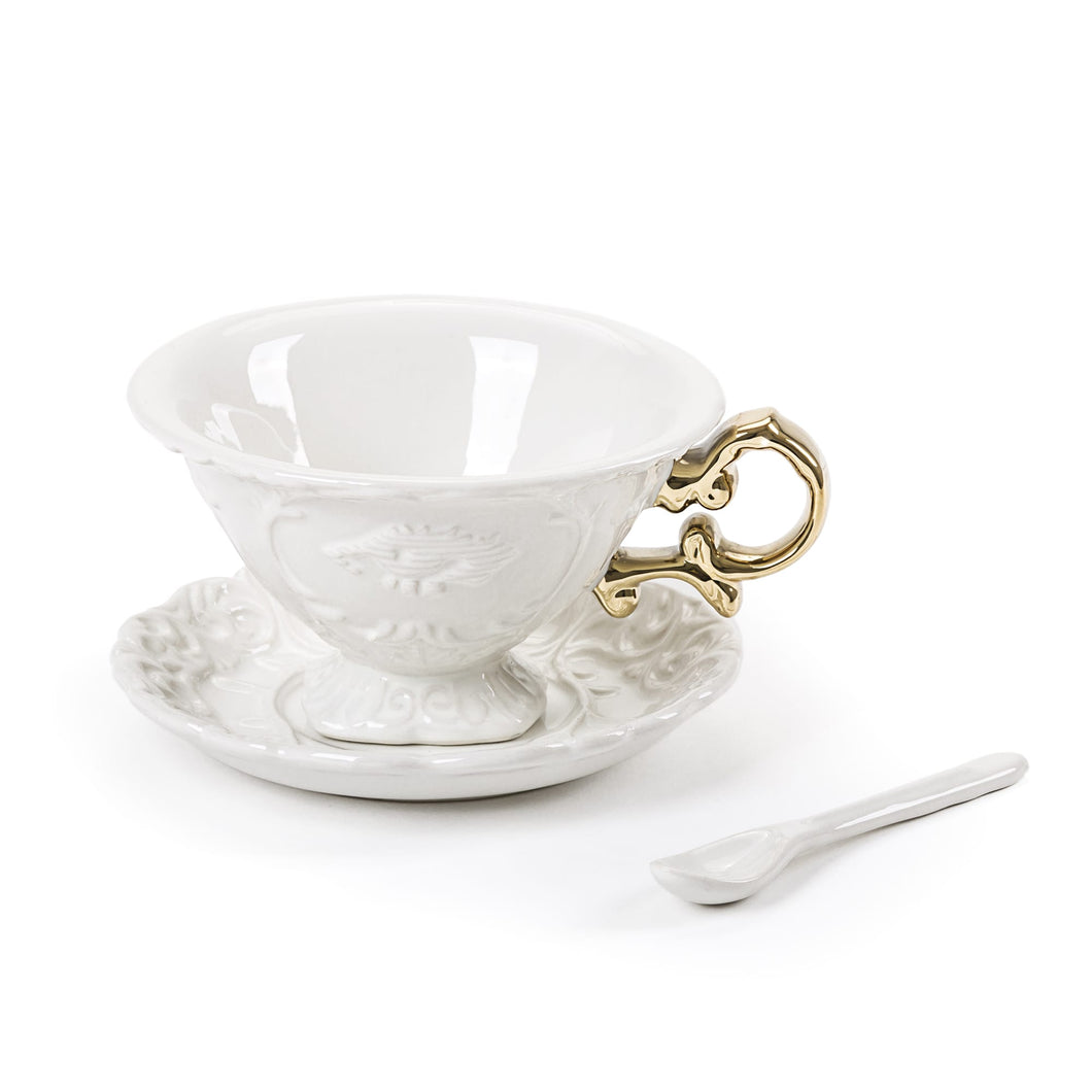 seletti i-wares tea set (gold)