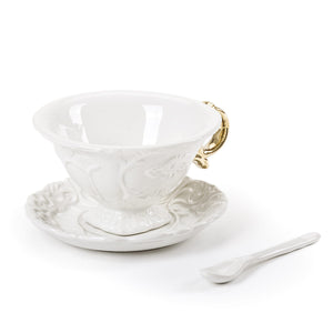 seletti i-wares tea set (gold)