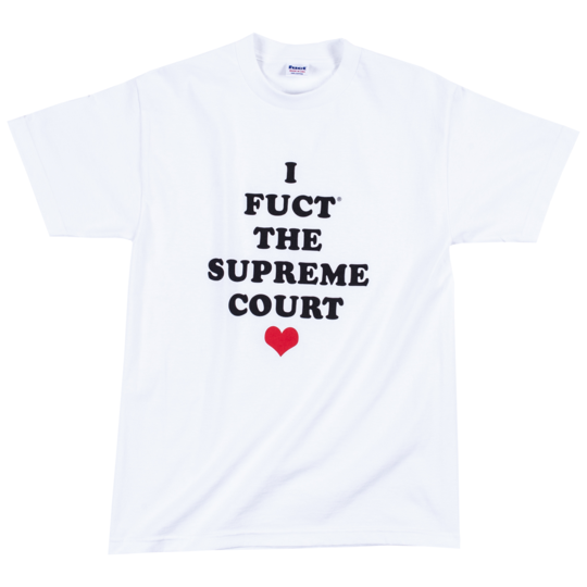 fuct supreme court tee (white)