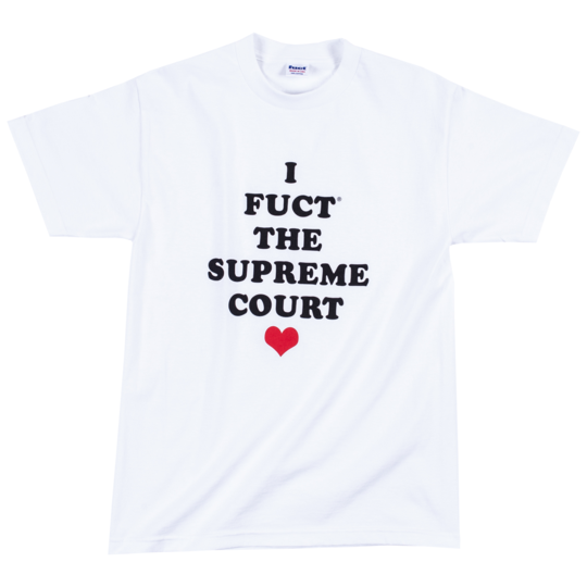 Supreme online court shirt