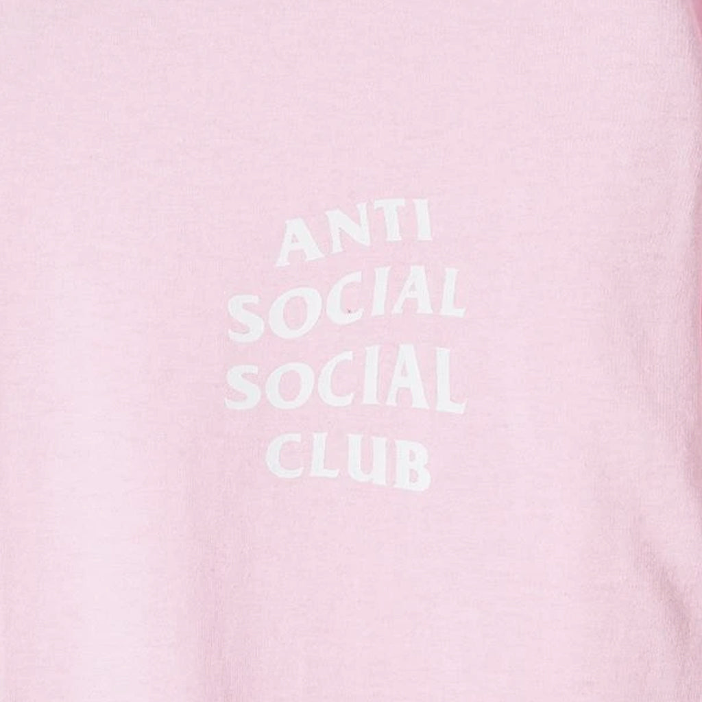 anti social social club kkoch tee (pink)