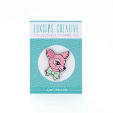 Load image into Gallery viewer, luxcups pink deer enamel pin