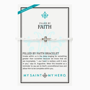 Filled by Faith Bracelet (Metallic)